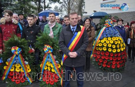 1 Decembrie – Ziua Națională a României sărbătorită la Dorohoi cu depunere de coroane - FOTO