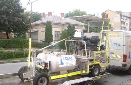 A început marcarea străzilor din Dorohoi