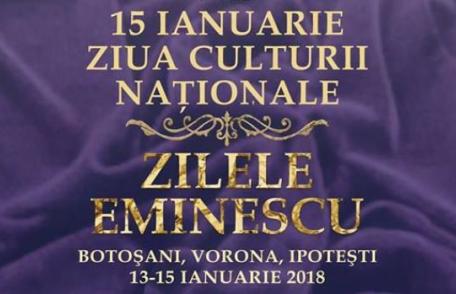 ZILELE EMINESCU ediţia a XLIX-a - Premiul Național de Poezie „Mihai Eminescu” ediția a XXVI-a - Programul manifestărilor!