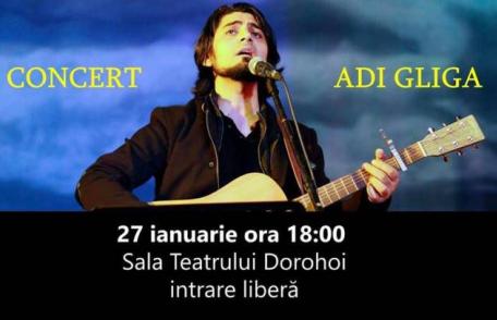 Concert Adi Gliga la Dorohoi: Un adevărat regal de muzică creștină. Vezi detalii!