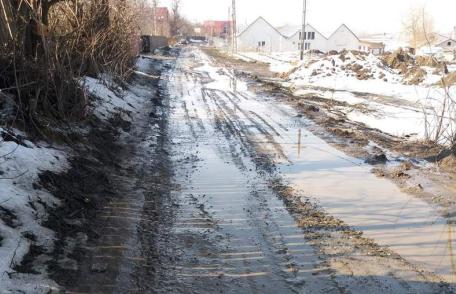 Primim la redacţie – „Îl invităm pe domnul primar să viziteze strada Oituz fără mașină și cizme de cauciuc” – FOTO