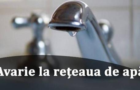 Nova Apaserv anunță o nouă avarie apărută la o conducta de distribuţie apă în Dorohoi. Vezi cine rămâne fără apă!