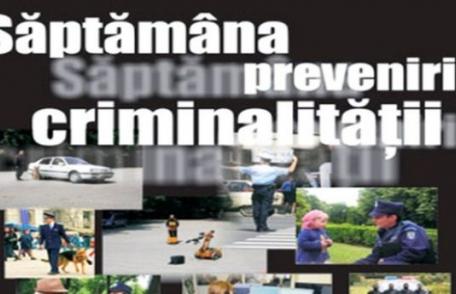 Săptămâna prevenirii criminalităţii organizată de poliţia botoşăneană