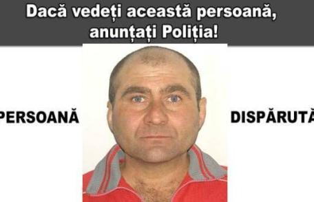 Persoană dispărută: Poliția caută un bărbat care a plecat de un an și nu a mai revenit la domiciliu
