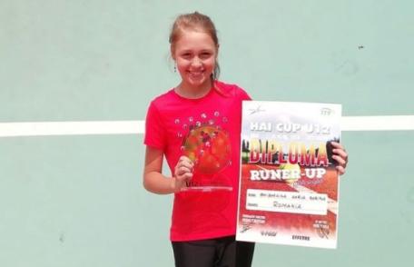 Muncă, talent și performanță! Tenismenă din Dorohoi finalistă la Turneul Internațional „HAI CUP” - FOTO