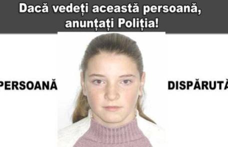Minoră dată dispărută după ce a plecat la şcoală şi nu s-a mai întors