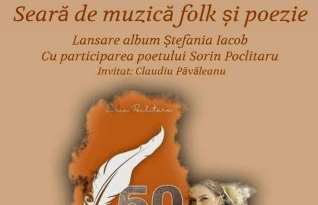 Seară de muzică folk și poezie la Dorohoi
