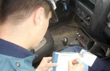 Tânăr prins cu permis de conducere fals, la un control de rutină