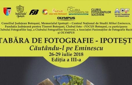 Tabără de artă fotografică la Ipoteşti