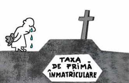 Taxa de primă înmatriculare, înlocuită cu taxă de poluare anuală