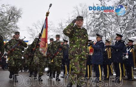 Ceremonie militară la Monumentul „Ostașul român în atac” din Dorohoi – VIDEO / FOTO