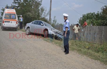 Tânără dorohoiancă implicată într-un accident la Cobâla VIDEO - FOTO