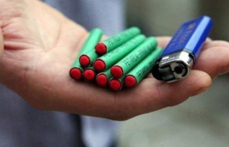 Bărbat prins de polițiștii dorohoieni cu materiale pirotehnice