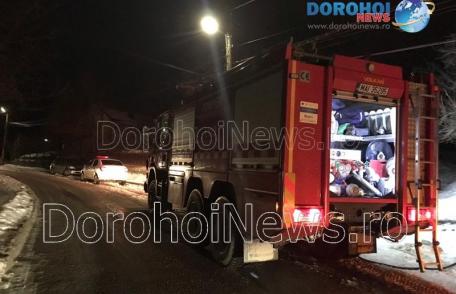 Intervenții prompte ale pompierilor în Ajun de Crăciun! Incendii izbucnite în Șendriceni și Dorohoi - FOTO