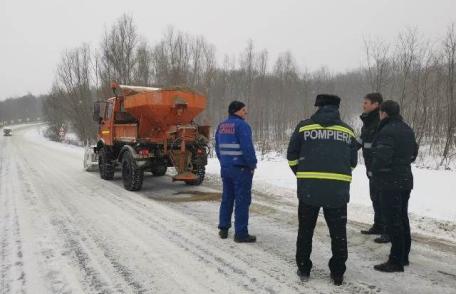 Prefectul Șlincu, în control pe drumurile din județ - FOTO