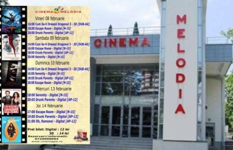 Vezi ce filme vor rula la Cinema „MELODIA” Dorohoi, în săptămâna 8 - 14 februarie – FOTO