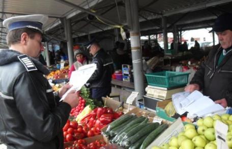 Polițiștii, în control la agenți economici. S-a lasat cu amenzi și confiscări pentru comercializarea ilegală a unor mărfuri