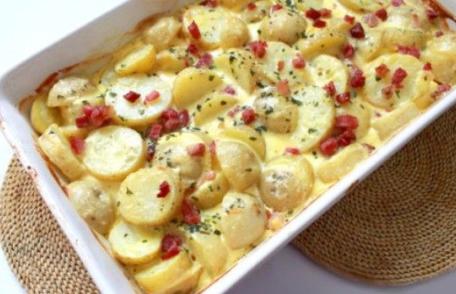 Cartofi carbonara