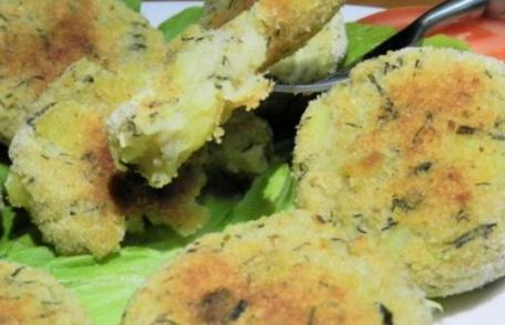 Pârjoale de cartofi cu verdeață