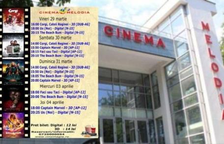 Vezi ce filme vor rula la Cinema „MELODIA” Dorohoi, în săptămâna 28 martie – 4 aprilie – FOTO