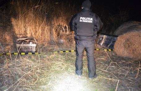 Focuri de armă la frontiera de est pentru reţinerea ţigărilor de contrabandă - FOTO