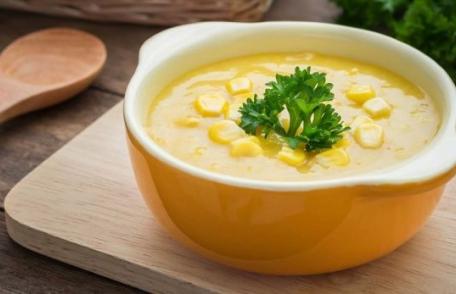 Supă aromată cu porumb