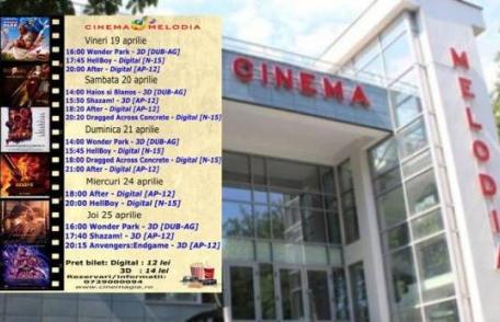 Vezi ce filme vor rula la Cinema „MELODIA” Dorohoi, în săptămâna 19 - 25 aprilie – FOTO
