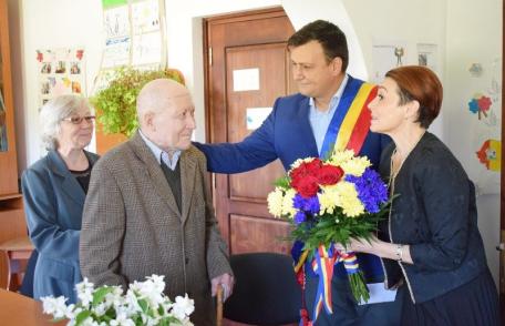 Centenar sărbătorit în Biblioteca de la Vlăsineşti - FOTO