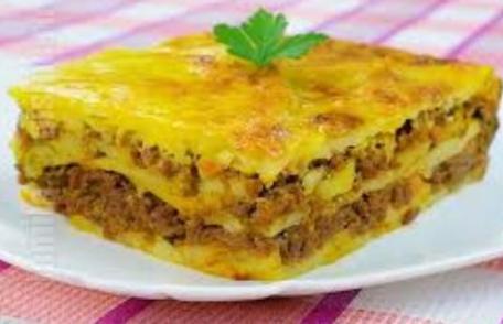 Musaca de cartofi și pui
