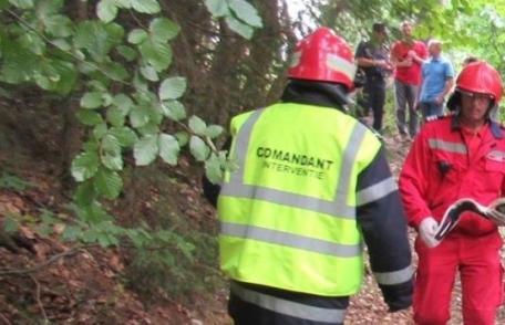 Bătrân din Ibănești, rătăcit în pădure, ajutat de pompieri să găsească drumul spre casă