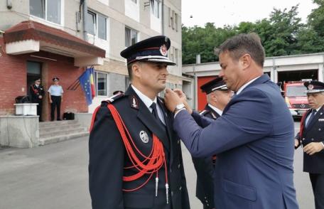 58 de pompieri botoşăneni avansaţi în grad - FOTO