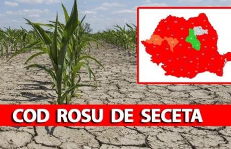 COD ROȘU de secetă în România! ANM anunță caniculă severă și fenomene extreme