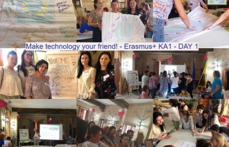 Profesori ai Colegiul Național „Grigore Ghica”  participanți la cursuri de formare Erasmus+, KA1 - FOTO