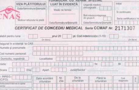 Veste teribilă! Concediul medical nu va mai fi plătit de angajator