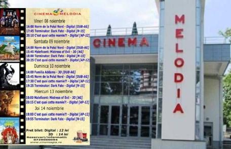 Vezi ce filme vor rula la Cinema „MELODIA” Dorohoi, în săptămâna 8 - 14 noiembrie – FOTO