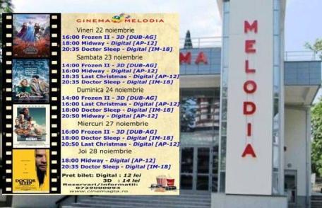 Vezi ce filme vor rula la Cinema „MELODIA” Dorohoi, în săptămâna 22 - 28 noiembrie – FOTO