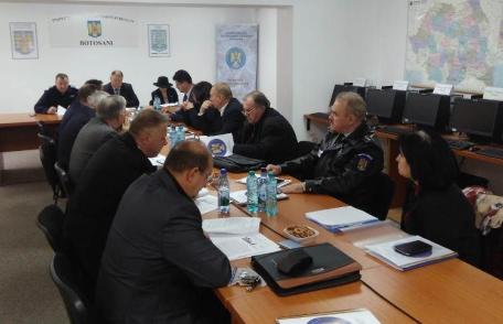 Ședința Autorității Teritoriale de Ordine Publică, desfășurată la sediul Jandarmeriei Botoșani