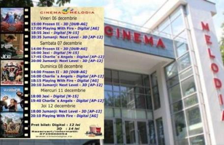 Vezi ce filme vor rula la Cinema „MELODIA” Dorohoi, în săptămâna 29 noiembrie – 5 decembrie – FOTO