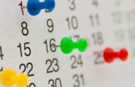 Zile libere: 27 decembrie 2019 şi 3 ianuarie 2020 declarate zile libere pentru bugetari