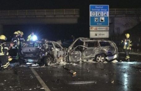 Microbuz cu români, spulberat de un camion în Spania. Carnagiu şi pe o şosea din Germania provocat de un șofer român de TIR