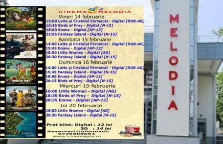 Vezi ce filme vor rula la Cinema „MELODIA” Dorohoi, în săptămâna 14 - 20 februarie – FOTO