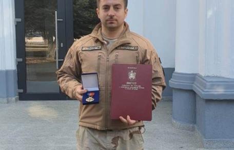 Jandarm recompensat de U.S. Army - FOTO