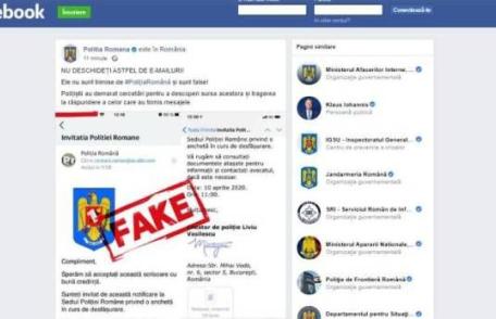 Avertizarea polițiștilor! „Nu deschideți astfel de e-mailuri!”