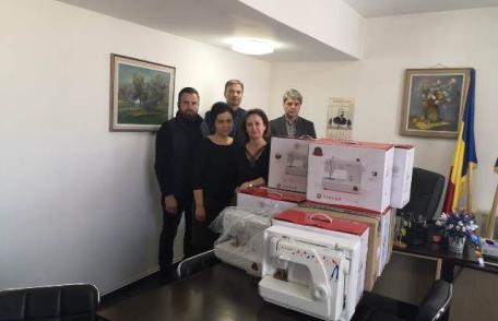 Mașini de cusut donate Direcției de Protecție a Copilului Botoșani
