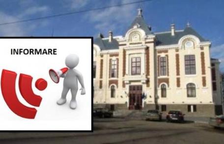 Primăria municipiului Dorohoi informează