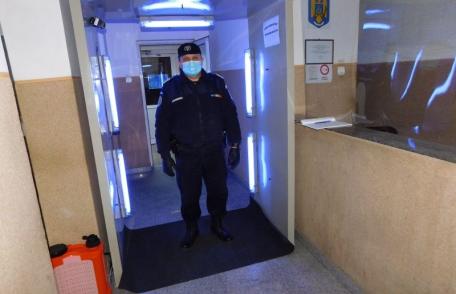 Tunel de decontaminare instalat la intrarea în sediul IJJ Botoșani