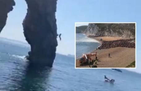 Român, rănit grav după ce a sărit în mare de pe o stâncă din Marea Britanie