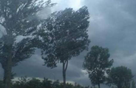 Revin furtunile! Cod portocaliu de ploi, descărcări electrice și vânt puternic la Botoșani