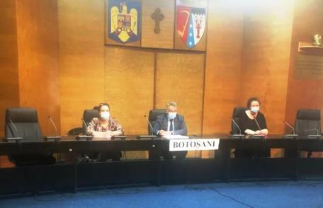Videoconferinţă la Prefectura Botoșani, despre inundaţii și ajutoare