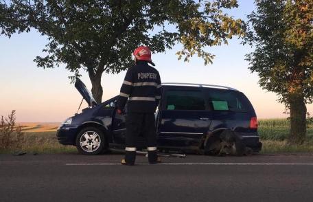 Accident cu trei mașini la Roma! Doi copii au ajuns la spital - FOTO